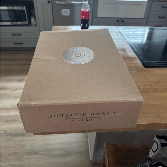 DOUBLE D Ranch Embroidered Studded Western Boots - Taupe - Picture 5 of 5